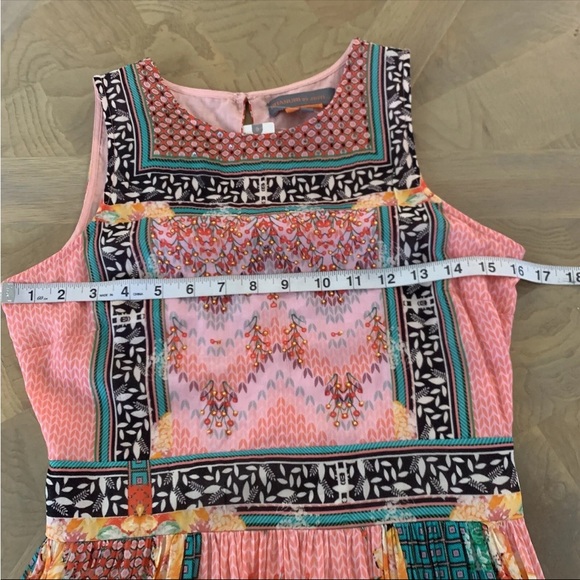 NWT Anthropologie Bhanuni Alessandra Maxi Dress size 0 Sleeveless Floral Lined - Picture 11 of 15